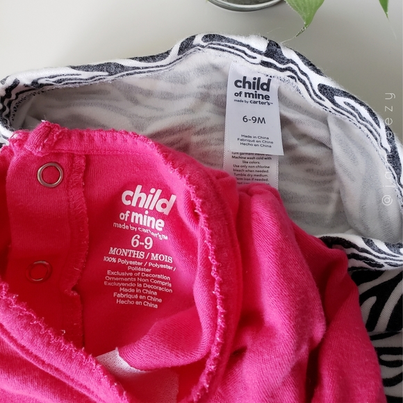 Carter's | Zebra Print Matching Top and Pants Set - Picture 6 of 6